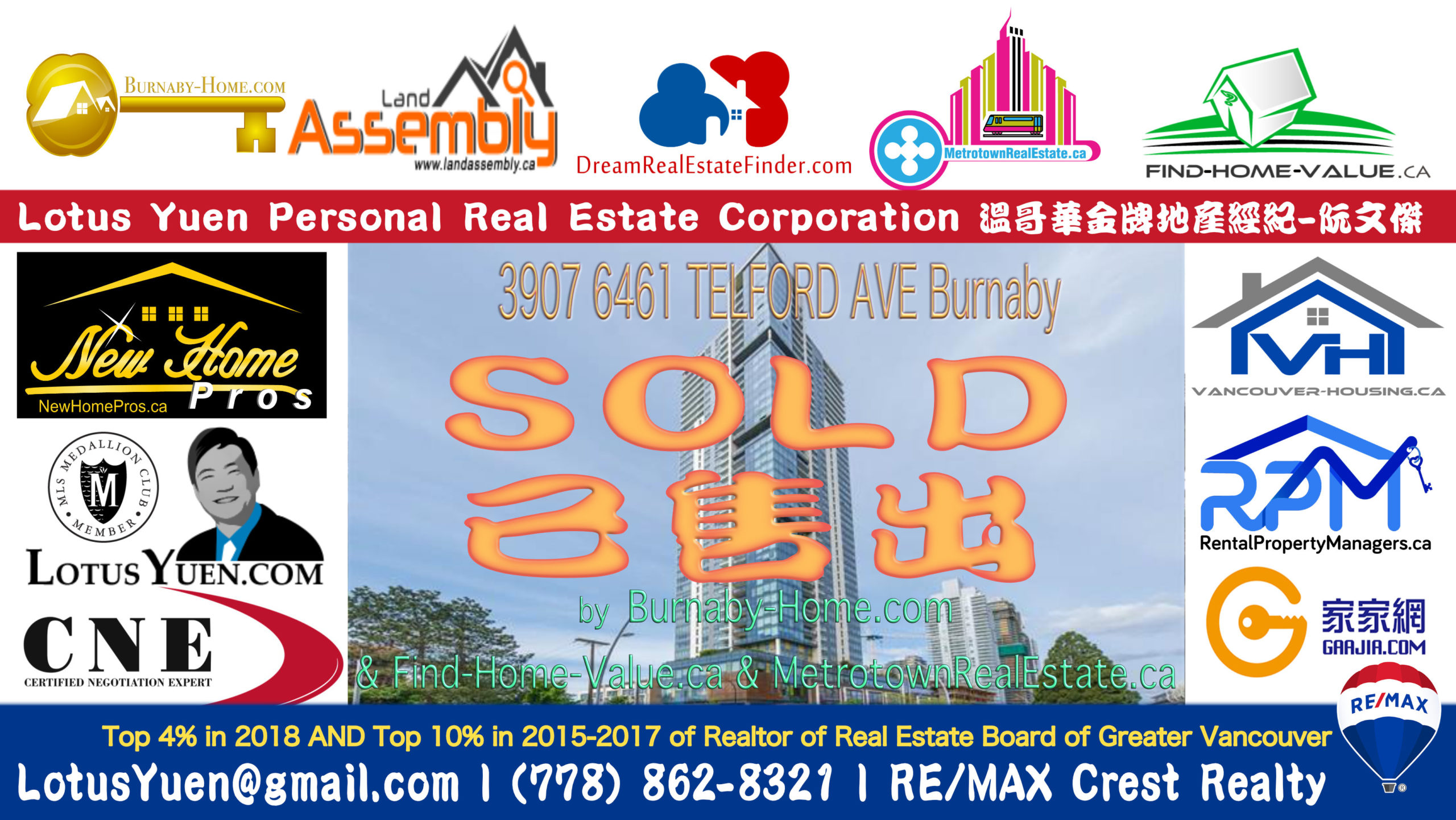 SOLD - 3907 6461 TELFORD AVE Burnaby
