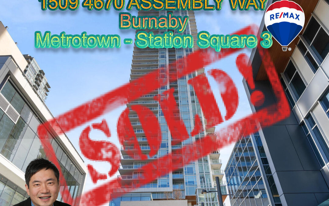 SOLD- #1509 4670 Assembly Way Metrotown High Rise