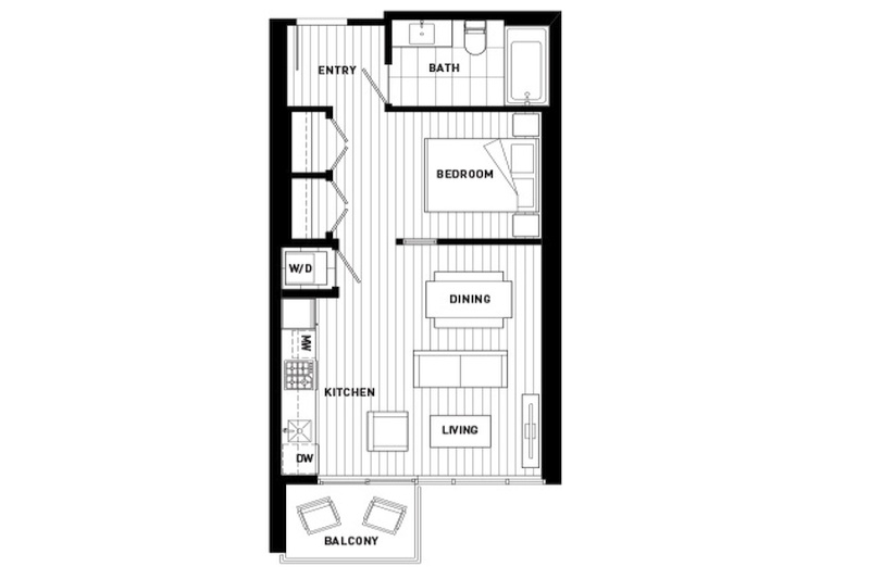 2xxx-6098 Station St. (Station Sq. II), 1 Bedroom Bedrooms, ,1 BathroomBathrooms,Metrotown Condo,Rented,Station Square II,2xxx-6098 Station St. (Station Sq. II),1003